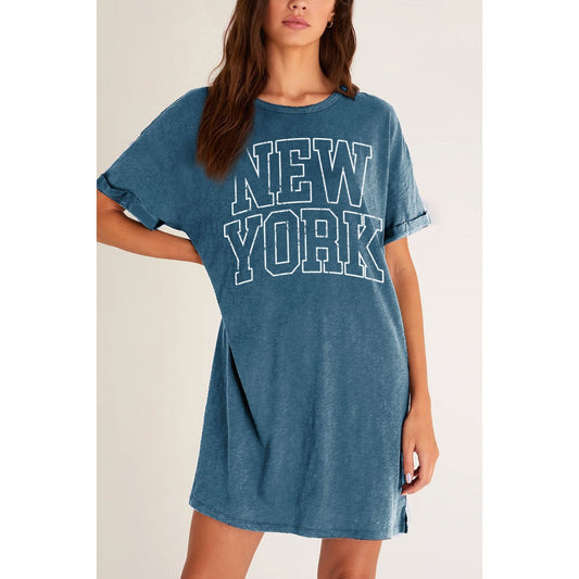 New York Mineral Graphic Dress